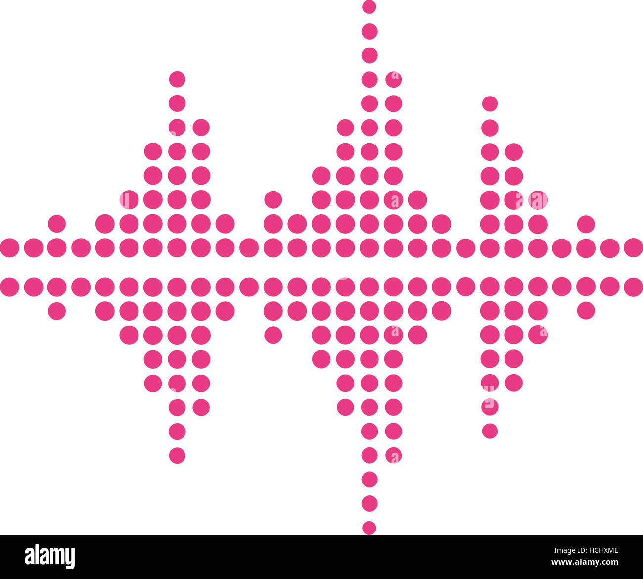 Doppel-equalizer Stockfoto