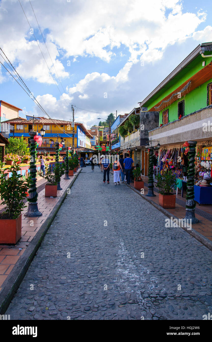Guatape in Medellin, Antioquia, Kolumbien Stockfoto