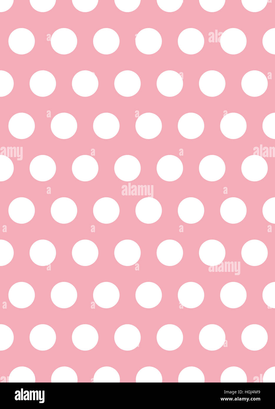 Rosa gepunktete Tapete Hintergrund Stockfoto