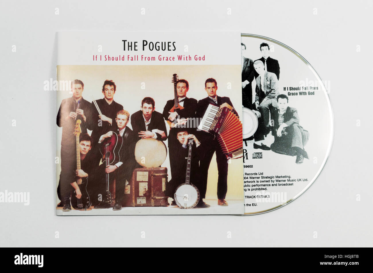 Die Pogues 'If I from Grace mit Gott Fall should"Album. Stockfoto
