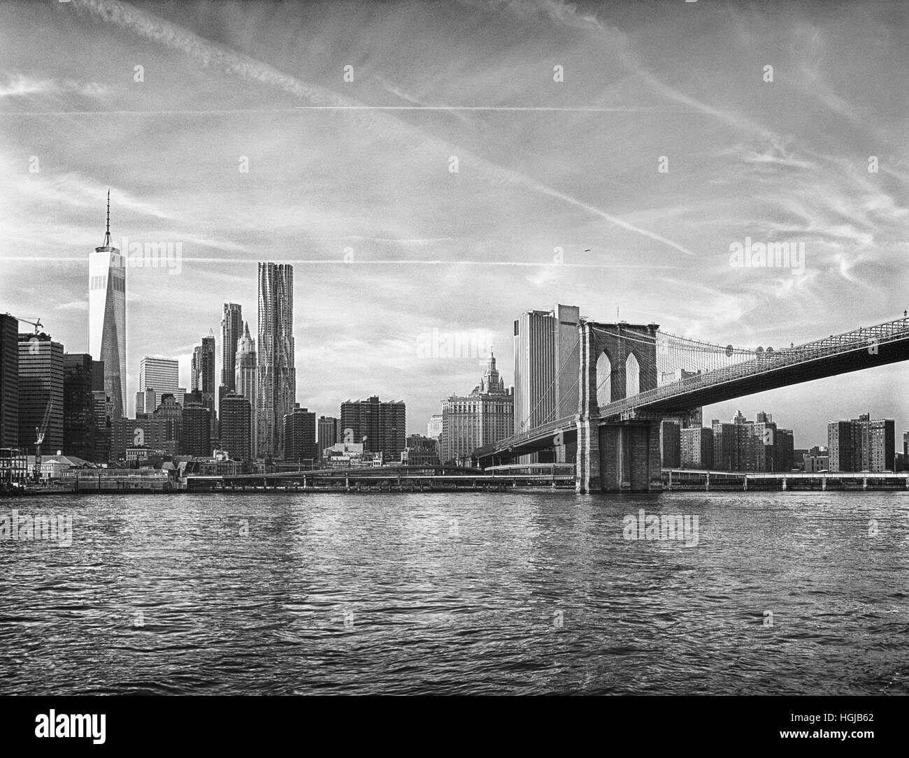 Brooklyn Bridge. Stockfoto