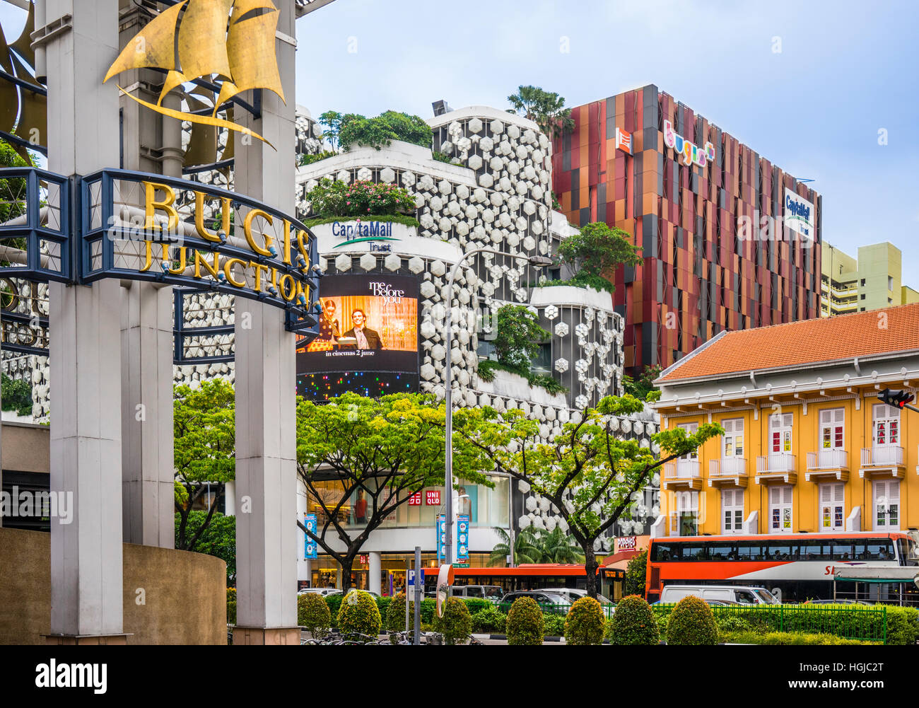 Singapur, Bugis Junction CapitaMall shopping-Komplex an der Victoria Street Stockfoto