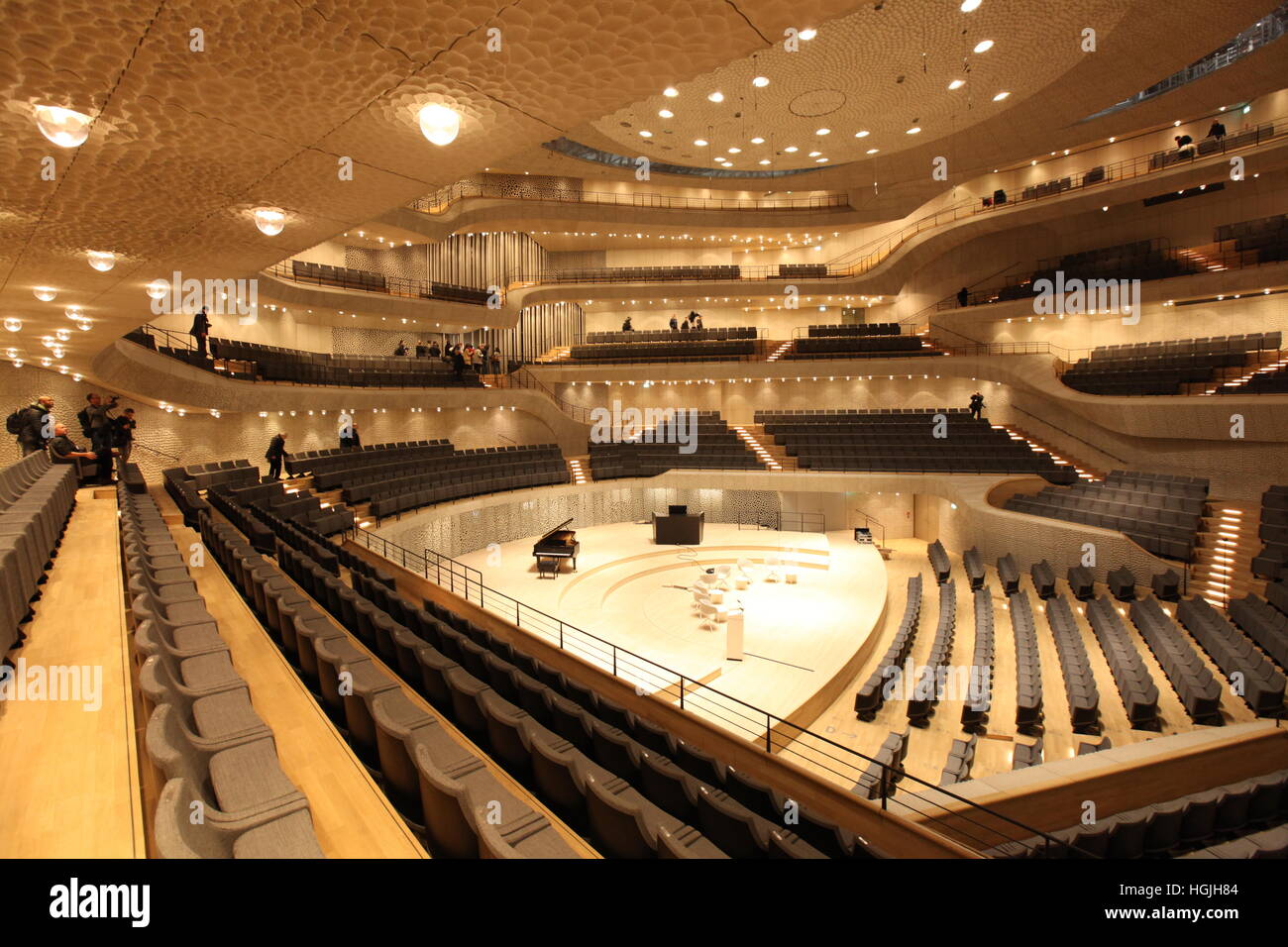 Der Prunksaal, Konzert der Elbphilharmonie, Hamburg, Deutschland Stockfoto