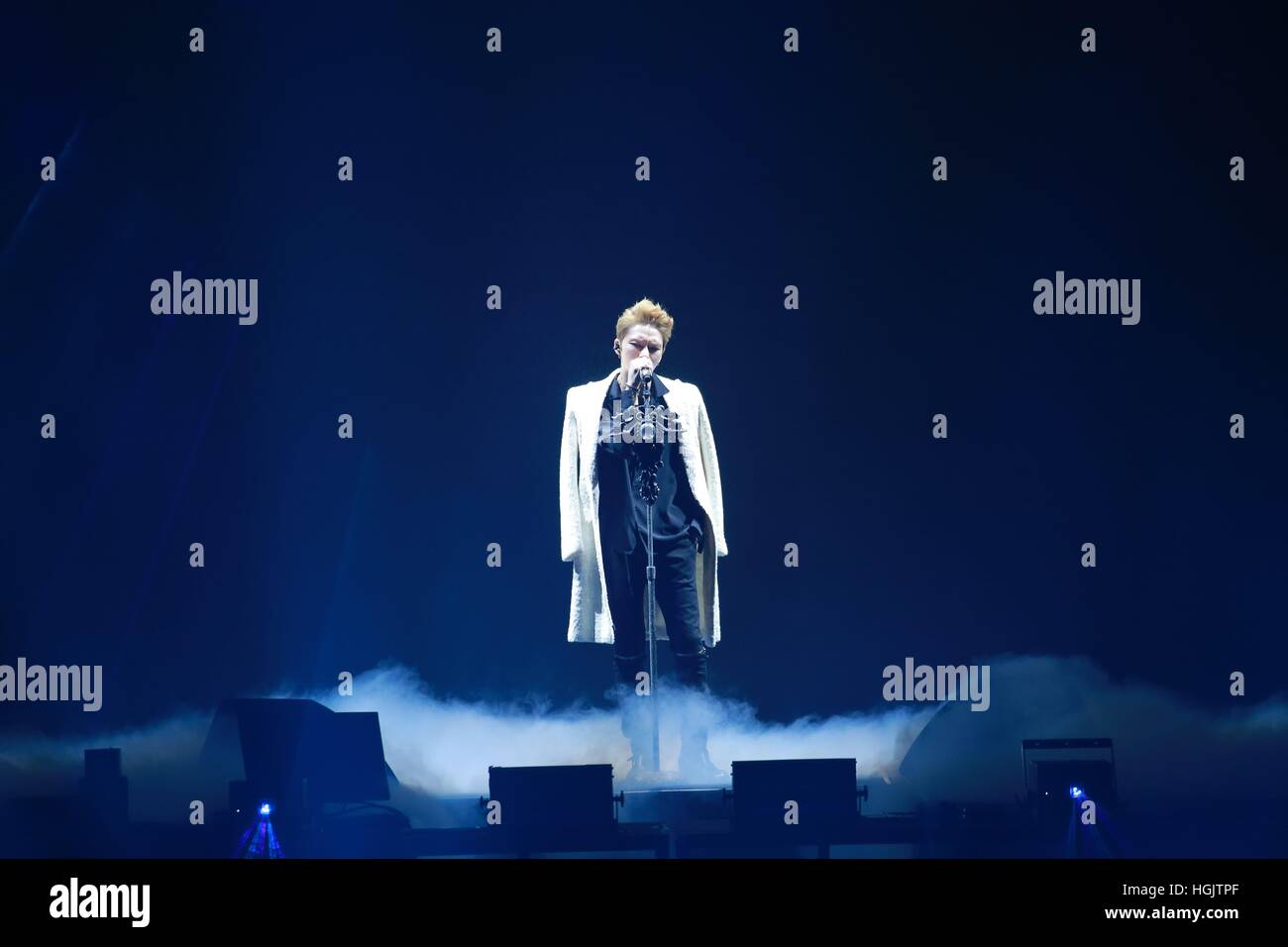 Seoul, Korea. 22. Januar 2017. ** China und Korea Rechte Out ** Kim JaeJoong hält 2017 Kim JaeJoong Asien Tour die Wiedergeburt des J in Seoul, Korea. Bildnachweis: TopPhoto/Alamy Live-Nachrichten Stockfoto