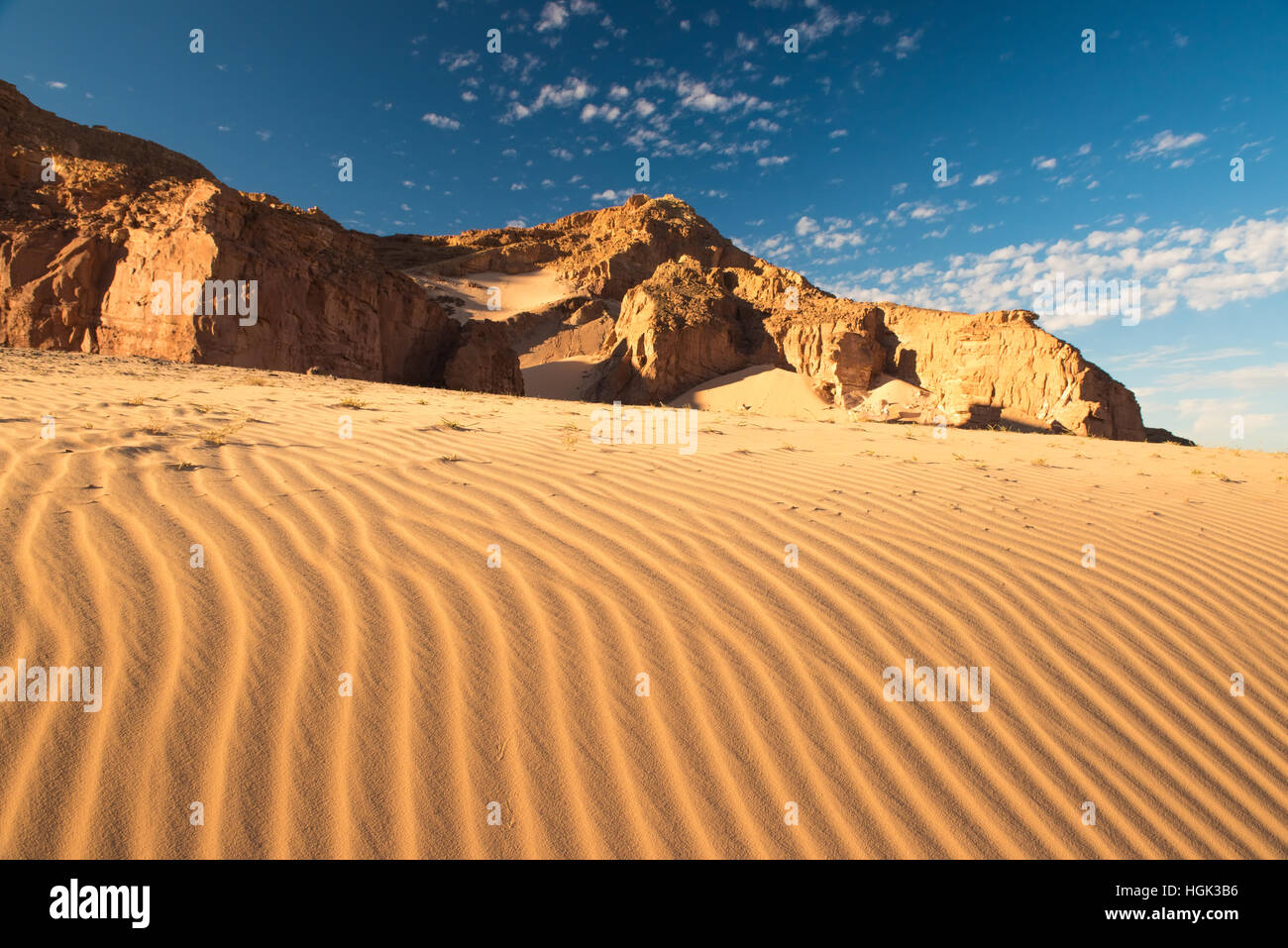 Sinai Wüste Landschaft Stockfoto