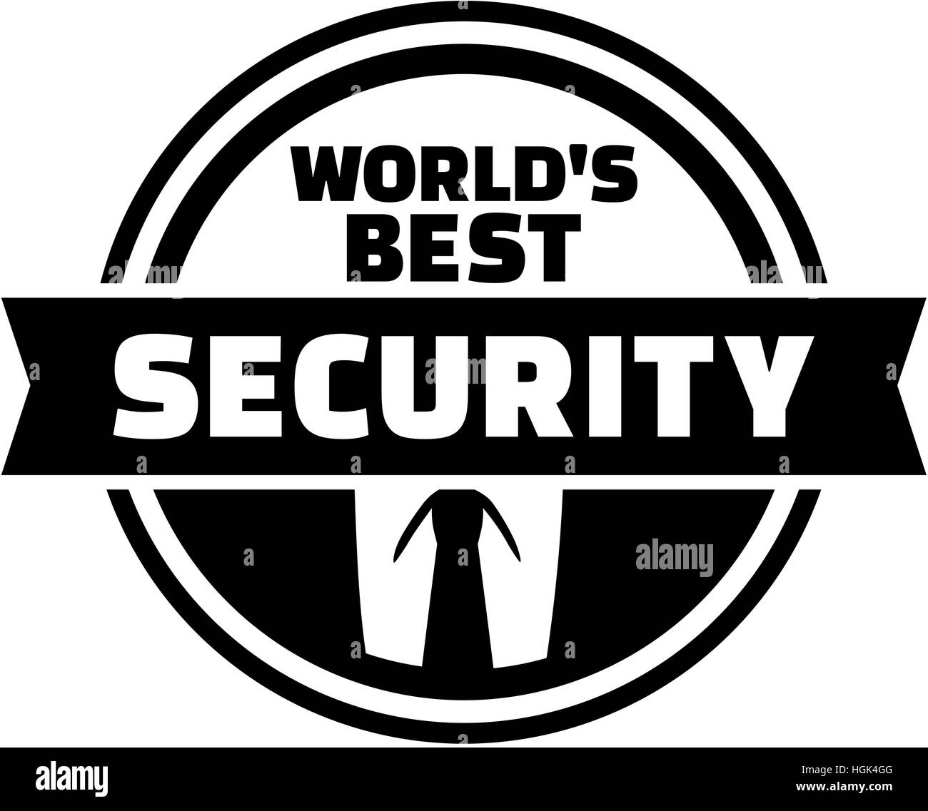Weltweit beste Schaltfläche "Sicherheit" Stockfoto