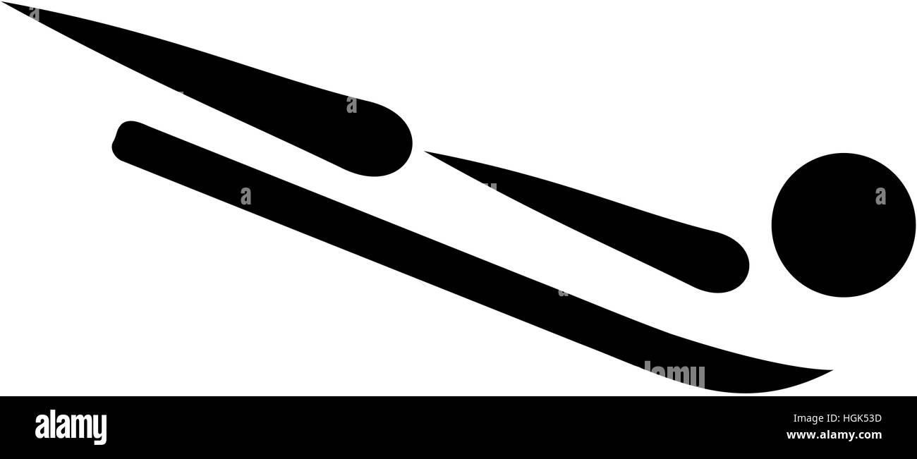 Skelett-Symbol Stockfoto