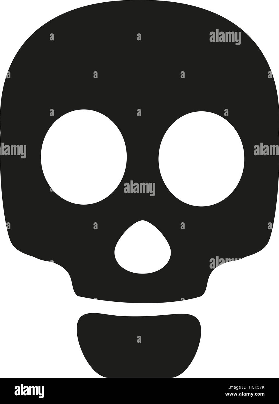 Totenkopf-Symbol Stockfoto