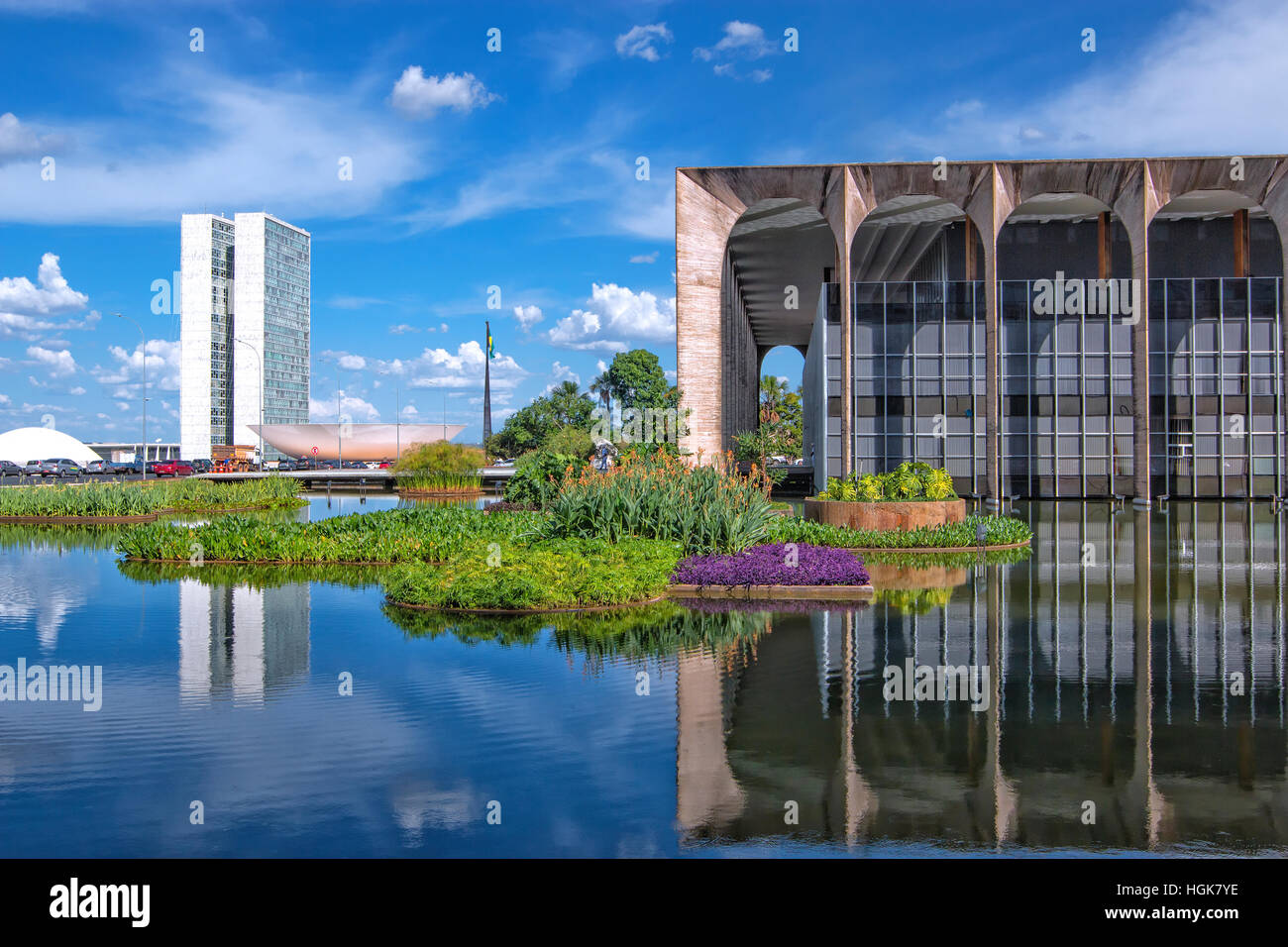 Itamaraty Palace, Ministerium für auswärtige Angelegenheiten, Brasilia Stockfoto