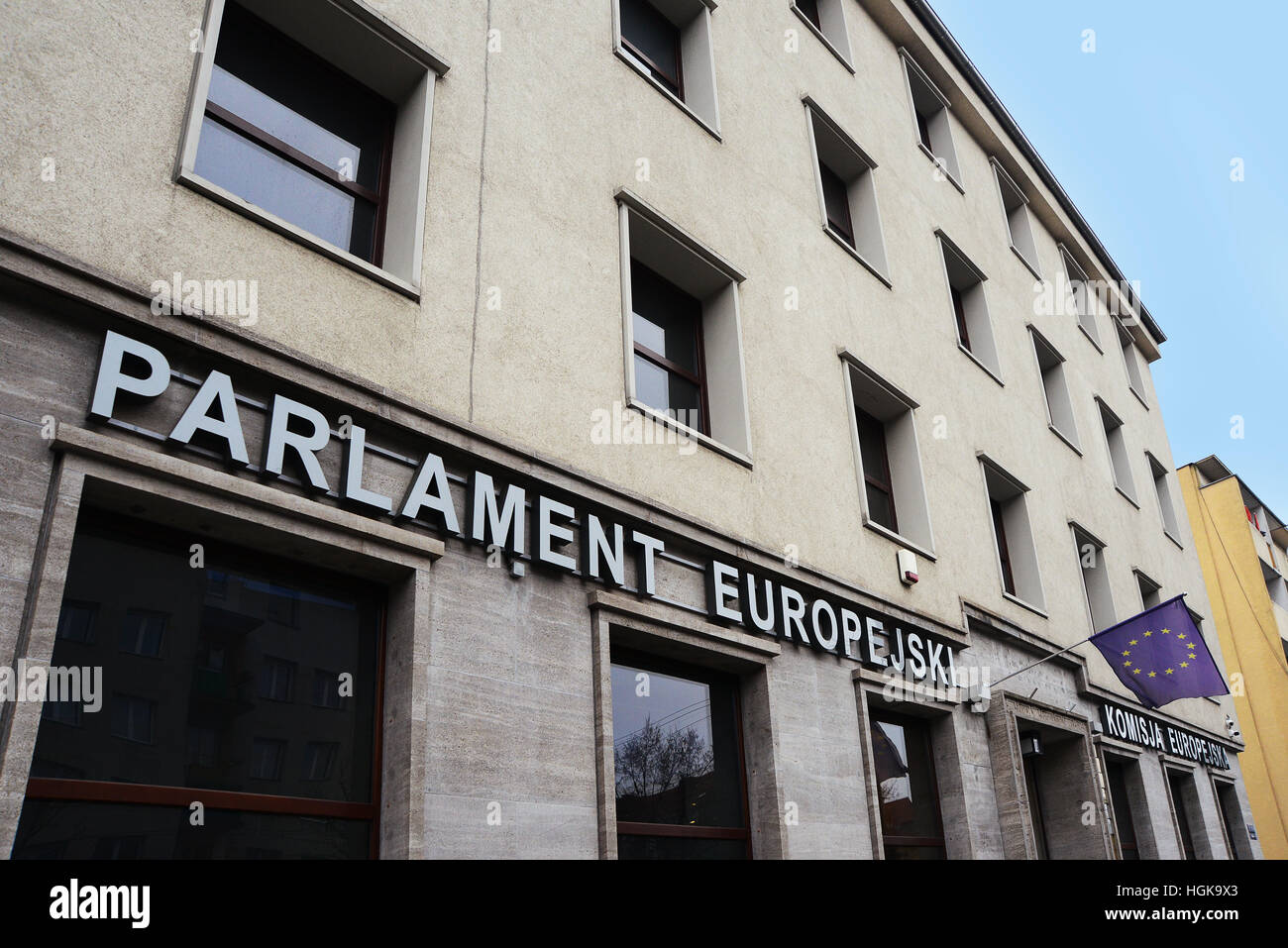 Europäischen Parlament und Europäische Kommission in Breslau Stockfoto