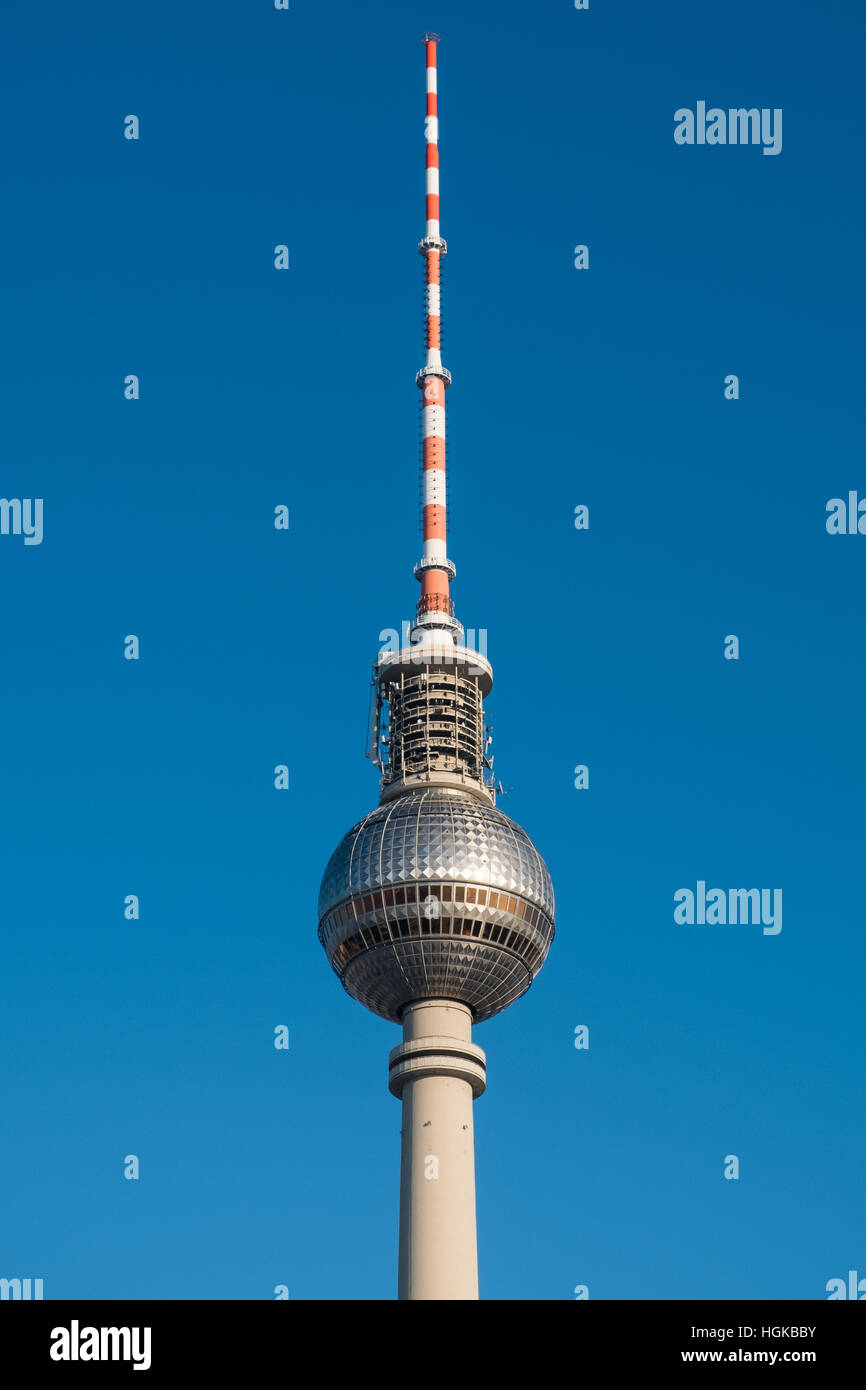 der Fernsehturm in Berlin - Fernsehturm / Fernsehturm Stockfoto