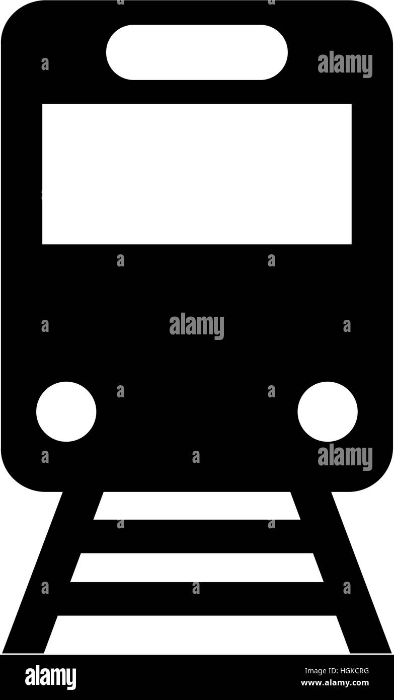 Zug-Symbol Stockfoto