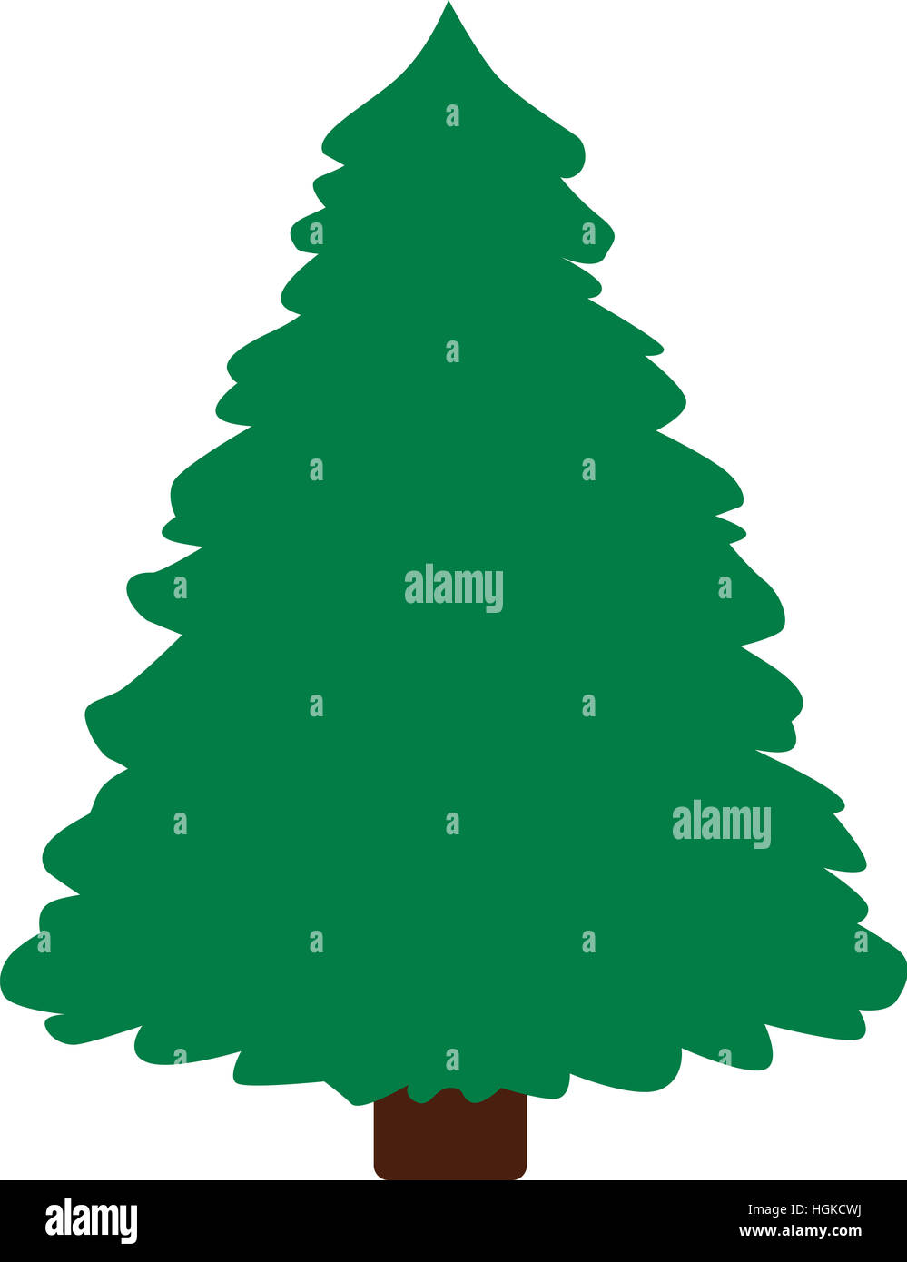 Tannen-Baum-symbol Stockfoto