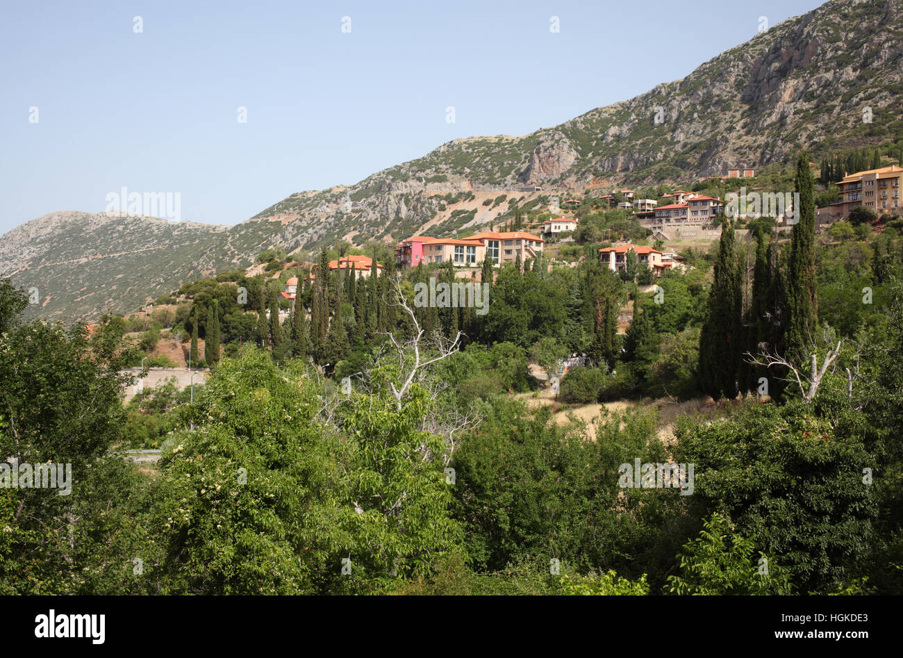 Hügel des Parnassos (Griechenland) Stockfoto