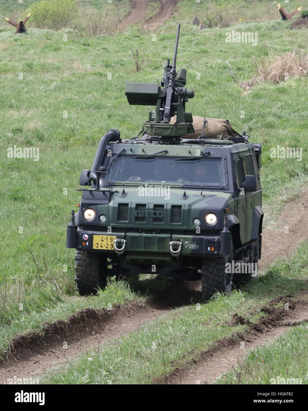 Iveco LMV gepanzertes Fahrzeug Stockfoto