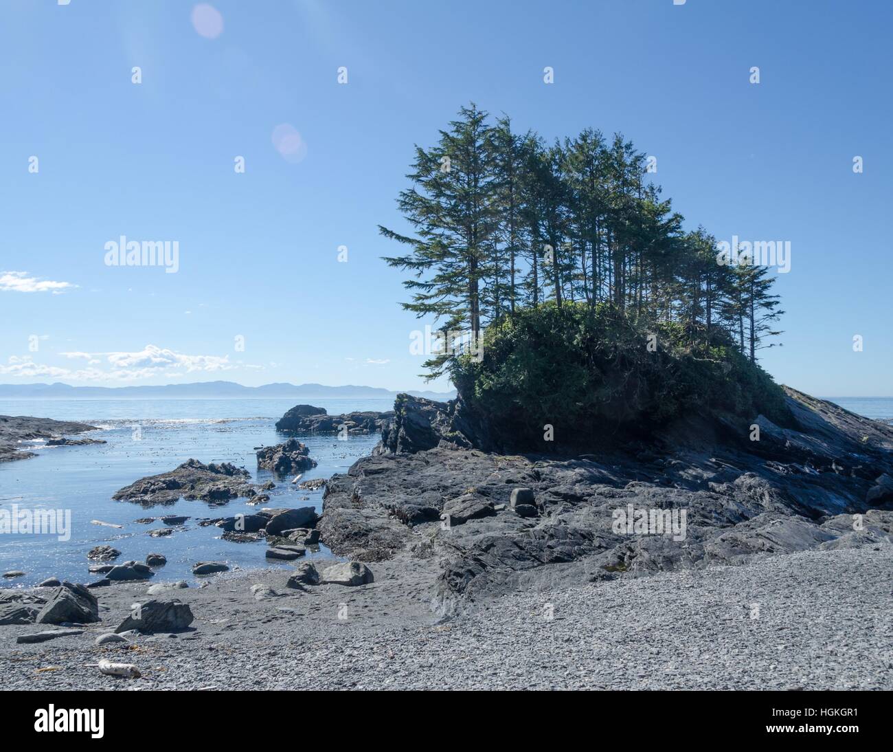 Botany Bay, Vancouver Island, BC, Kanada Stockfoto