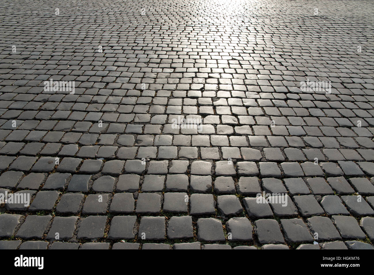 Großen historischer Platz mit alten historischen Steinen Italien Europa Stockfoto