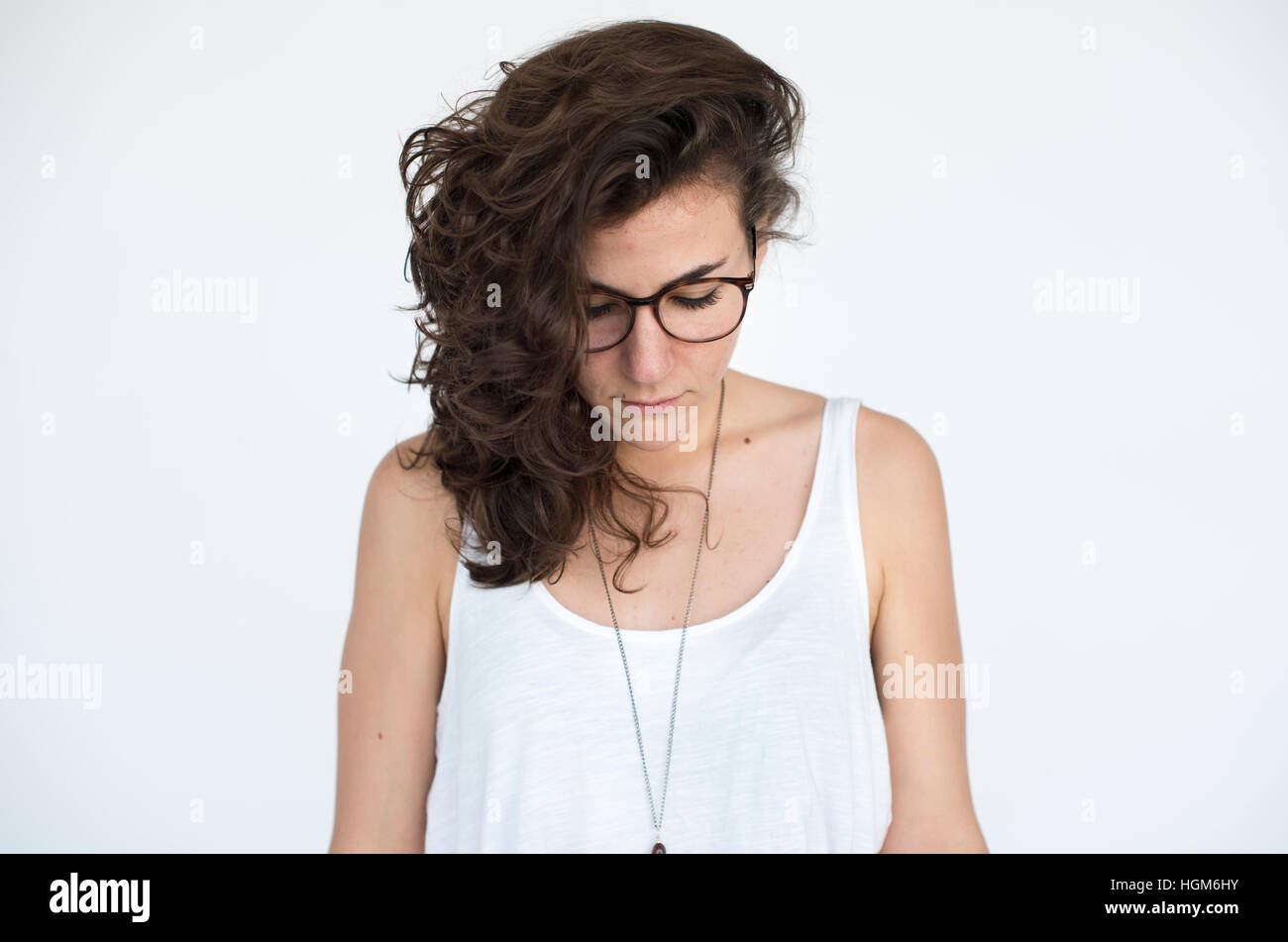 Woman Casual Portrait Fotografie Konzept Stockfoto
