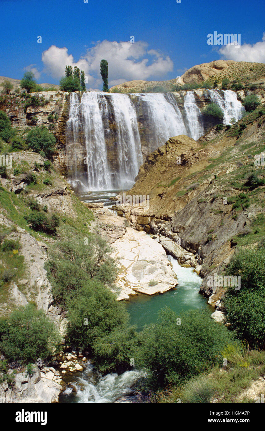 Tortum Wasserfall ist der größte Wasserfall in der Türkei Stockfoto
