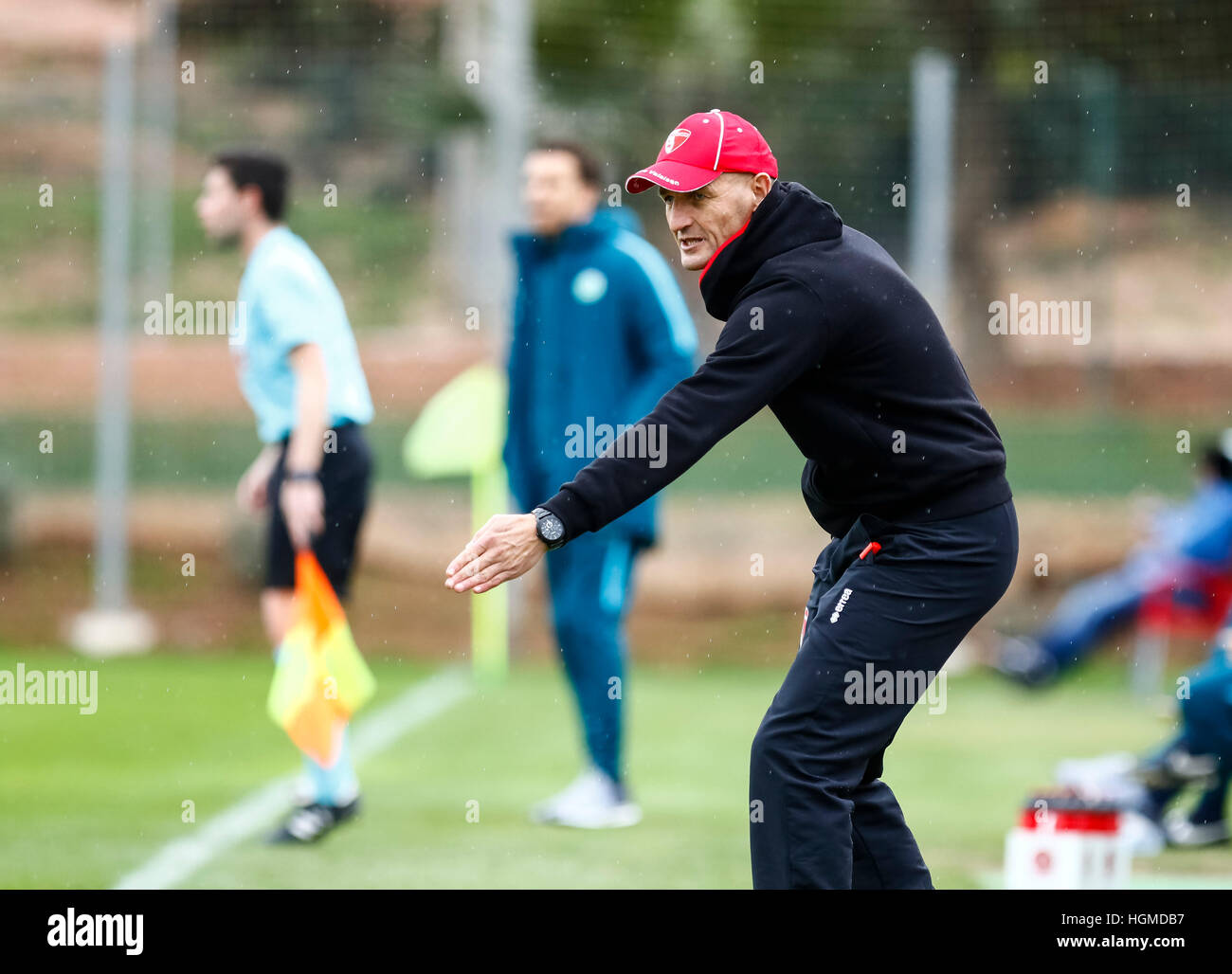 La Manga, Spanien. 10. Januar 2017. Winter-Bühne-2017. Freundlich-match zwischen VFL Wolfsburg Vs FC Sion im La Manga Club. © ABEL F. ROS/Alamy Live-Nachrichten Stockfoto