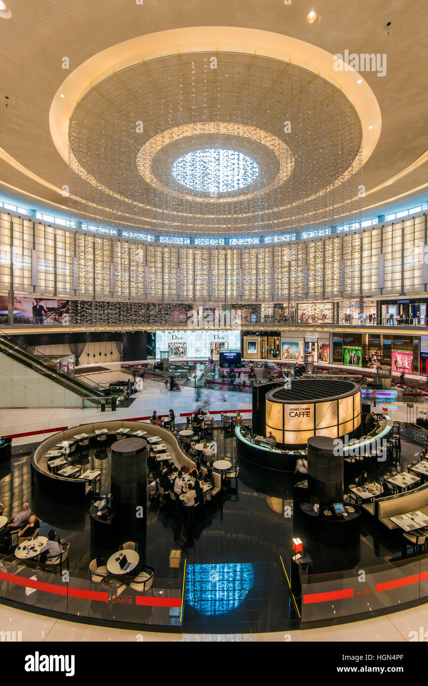 Fashion Avenue, Dubai Mall, Dubai, Vereinigte Arabische Emirate Stockfoto