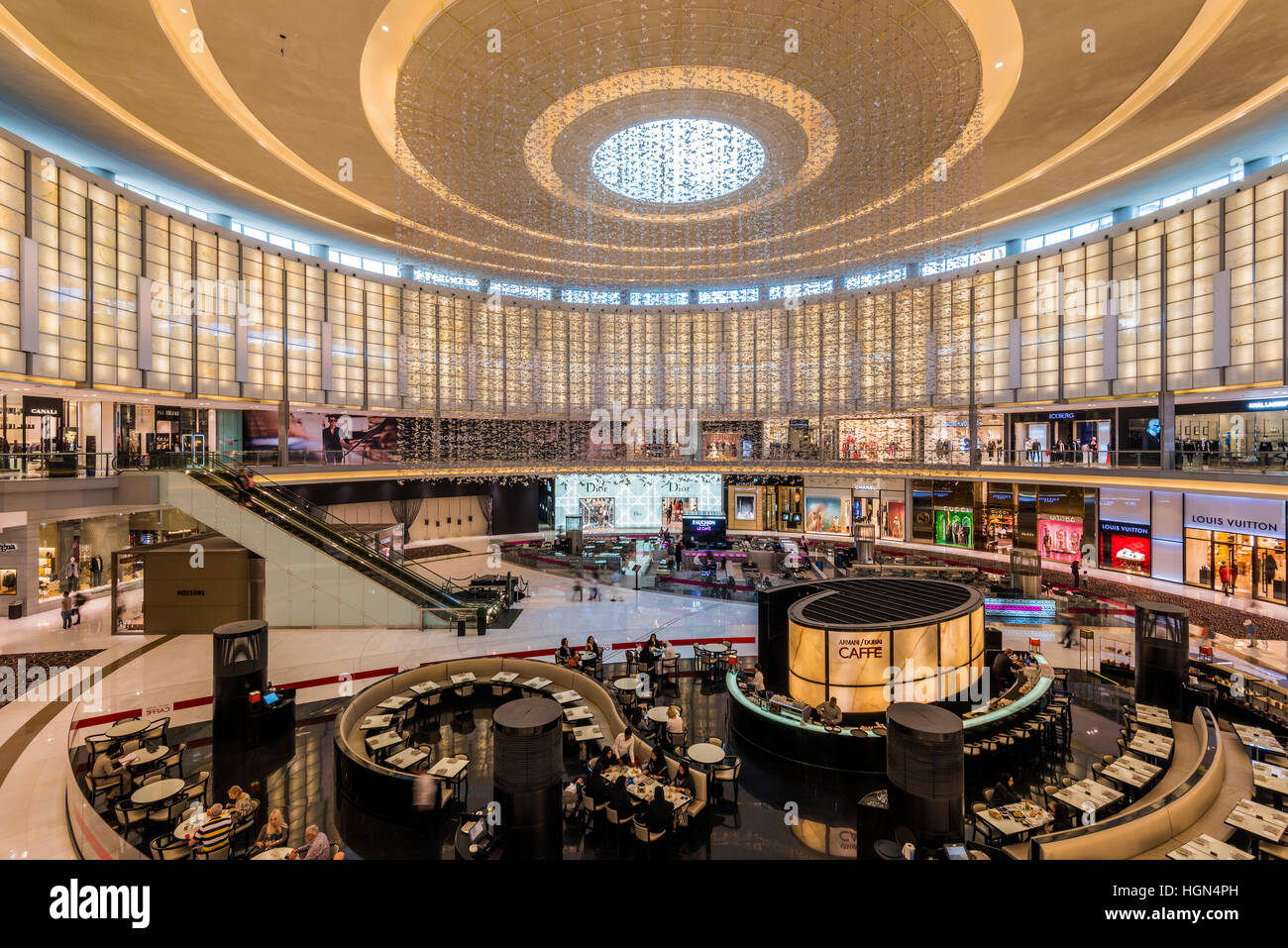 Fashion Avenue, Dubai Mall, Dubai, Vereinigte Arabische Emirate Stockfoto
