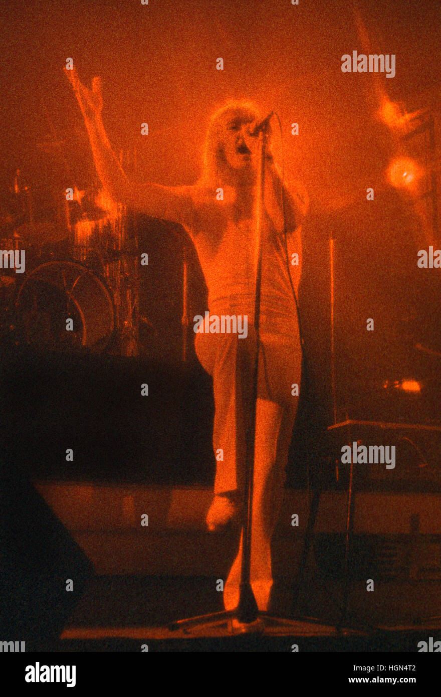 Brian Connolly Sweet Live Show 1974 Stockfoto