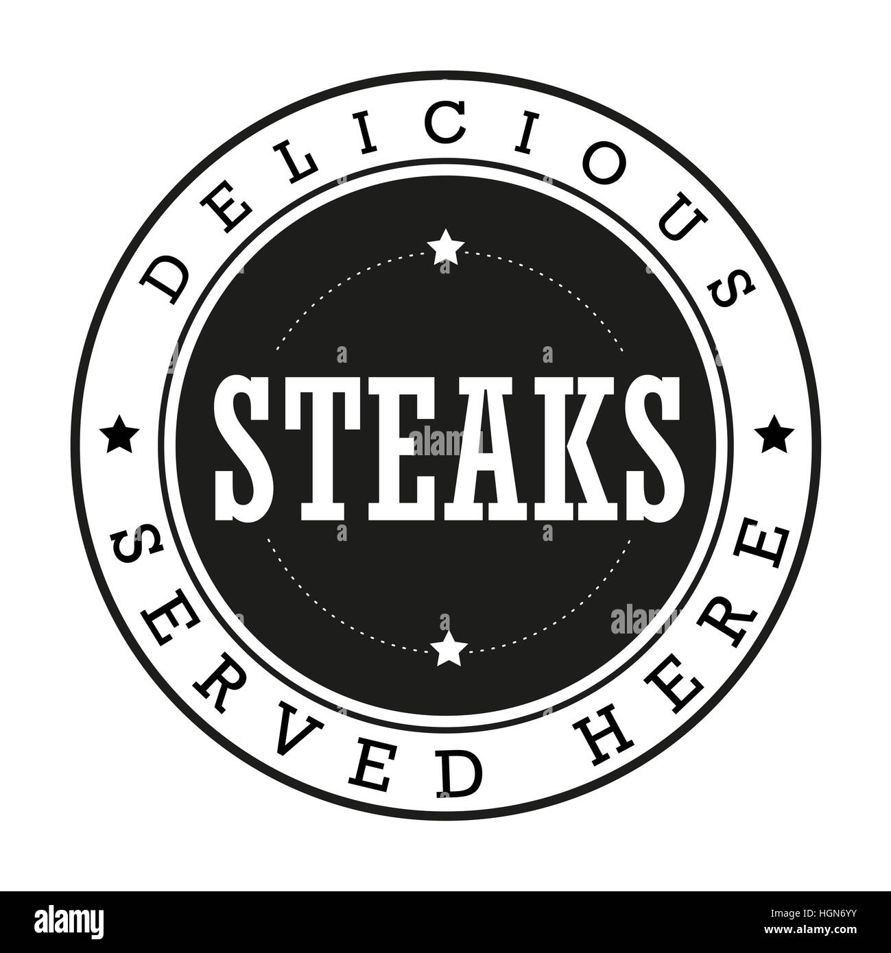 Jetzt Sechseck Aufkleber anwenden Stockfoto