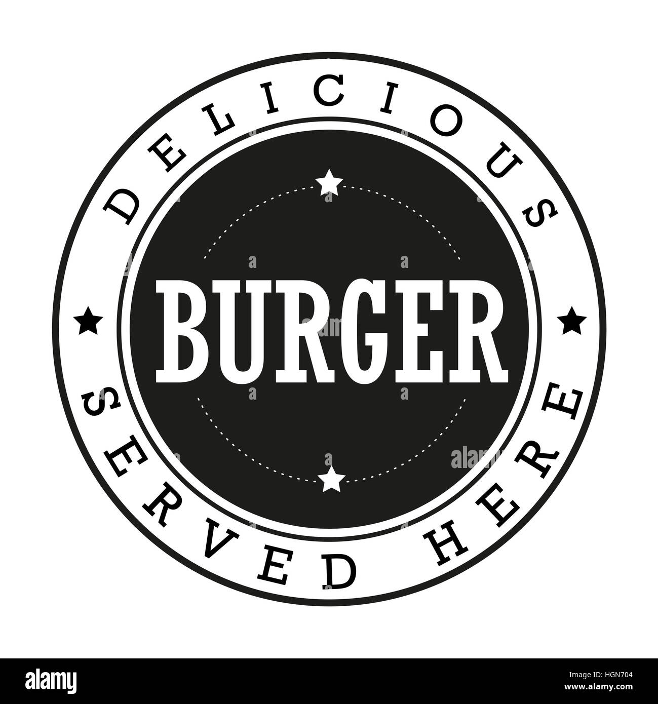 Jetzt Sechseck Aufkleber anwenden Stockfoto