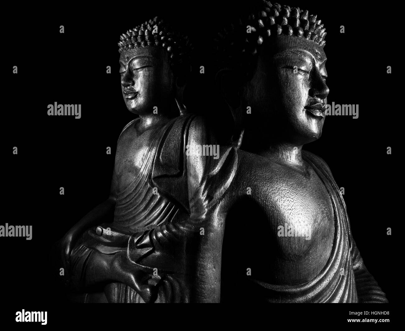 Buddha Skulptur 佛/像/佛像 Stockfoto