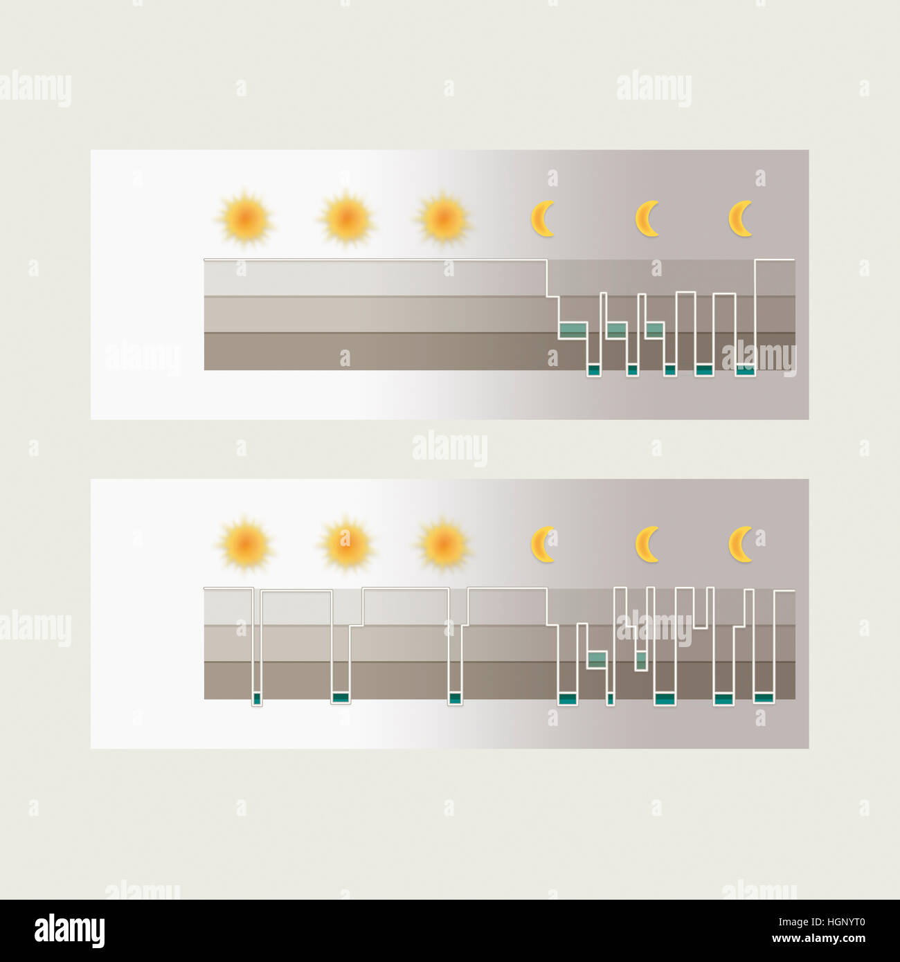 HYPERSOMNIE, ILLUSTRATION Stockfoto