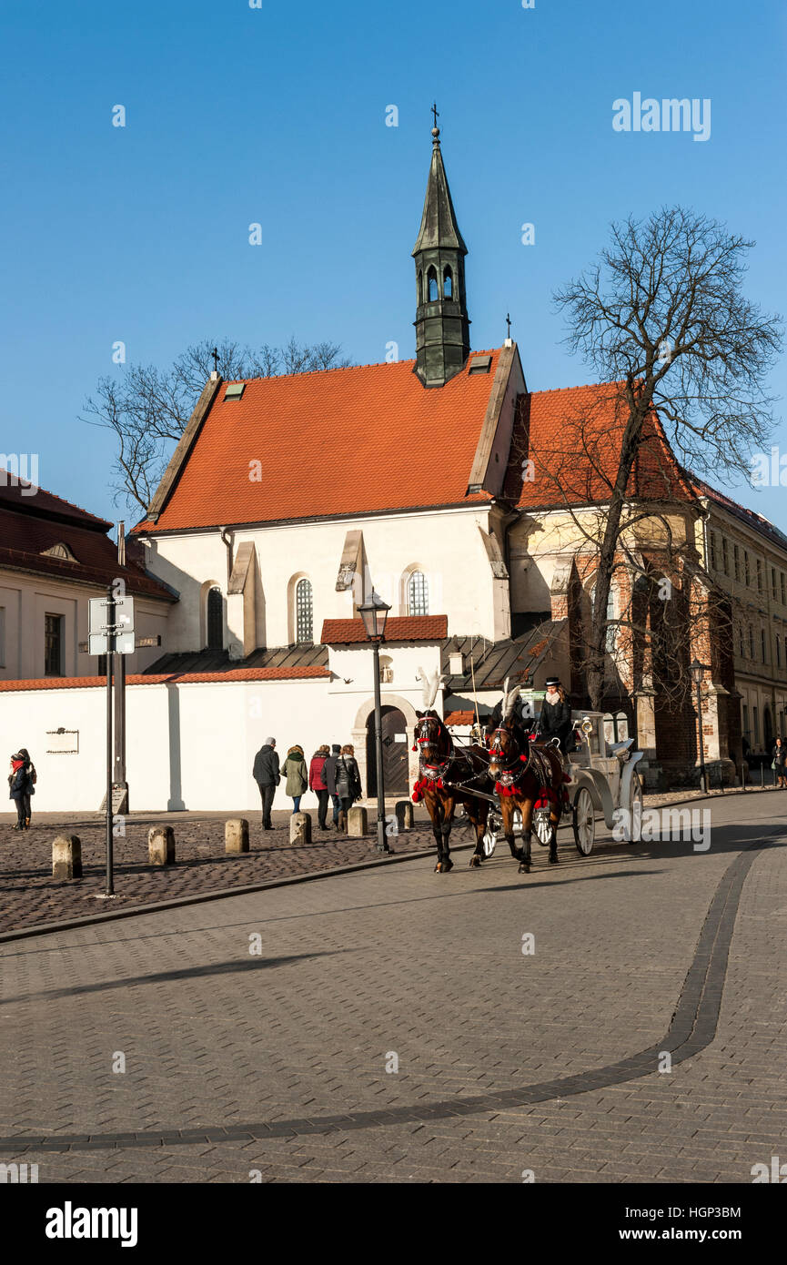 Krakauer Kirche von St. Giles Stockfoto