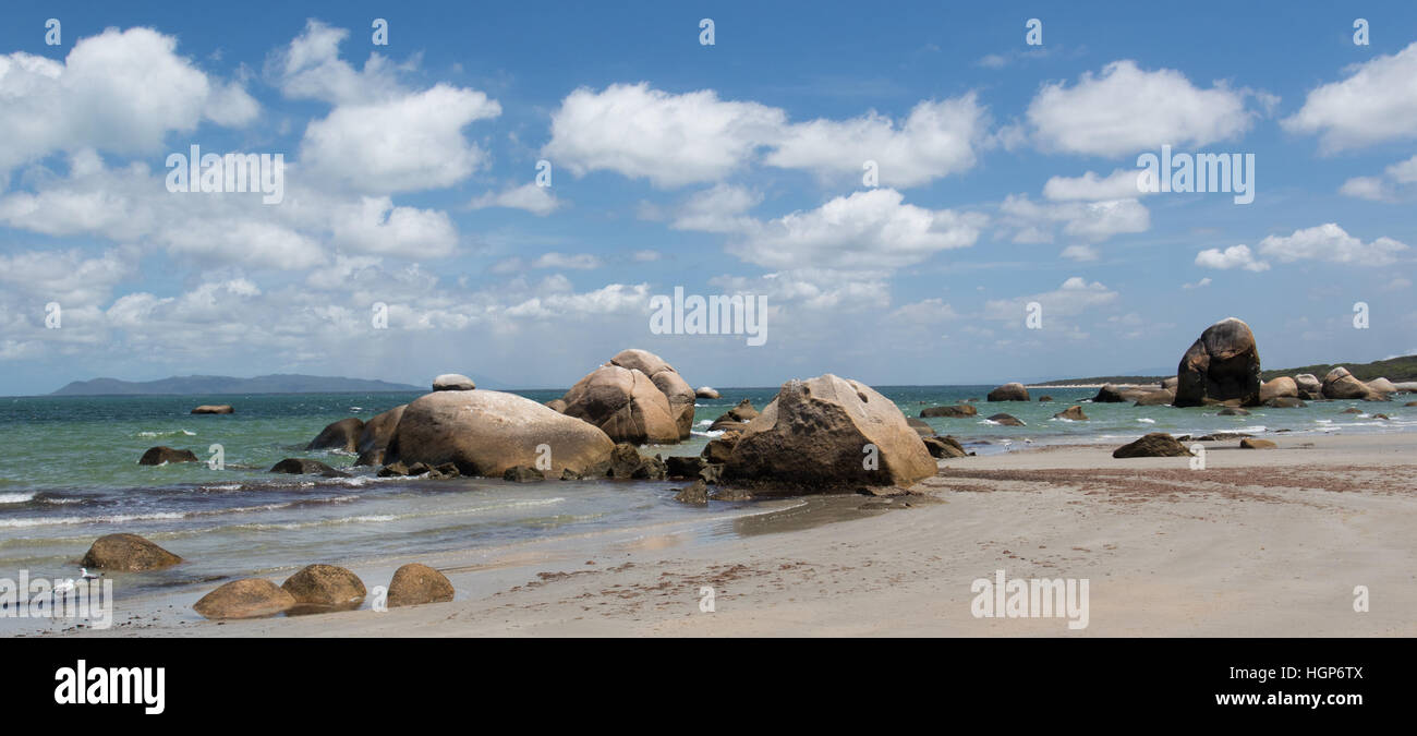Lockhart River Strand, Cape York, Queensland, Australien Stockfoto