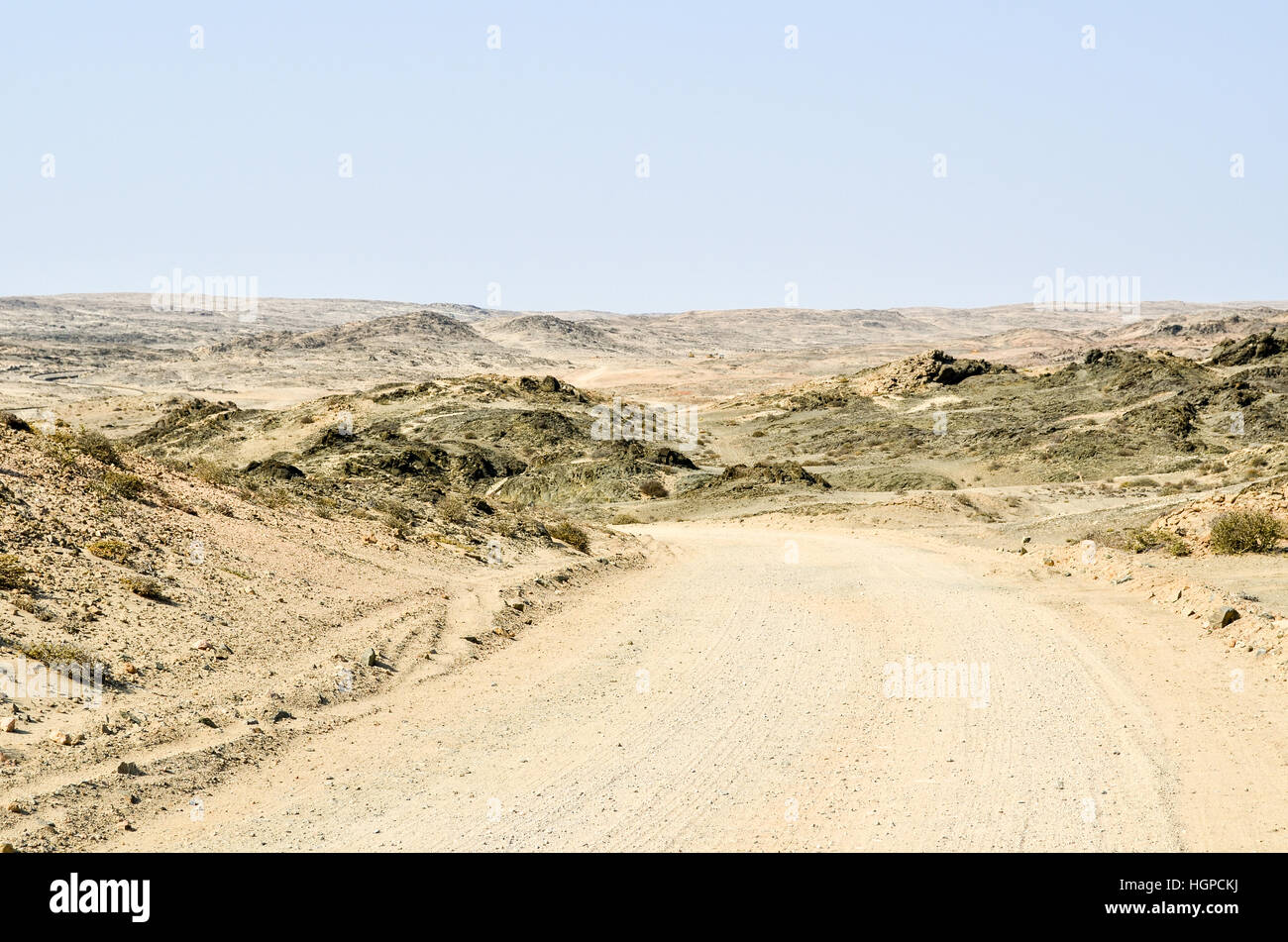 Peninsular Straße in der Nähe von Lüderitz, Namibia Stockfoto