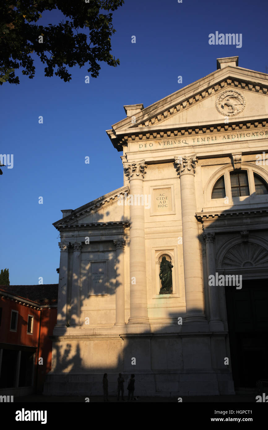 Chiesa di San Francesco della Vigna - katholische Kirche - Ramo Al Ponte San Francesco - Venedig - Italien Stockfoto