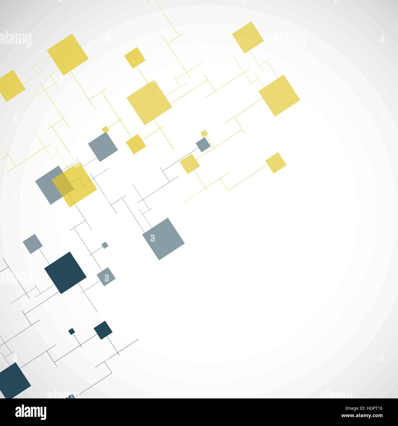 Vektor-Farbe-Netzwerkverbindung und DNA-atom Stock Vektor