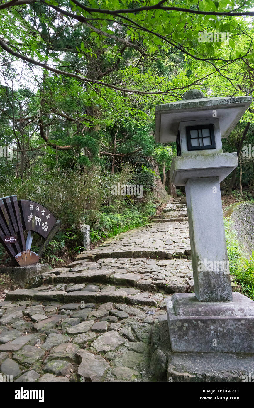 Daimon-Zaka Hang des Kumano Kodo in Wakayama, Japan. Stockfoto