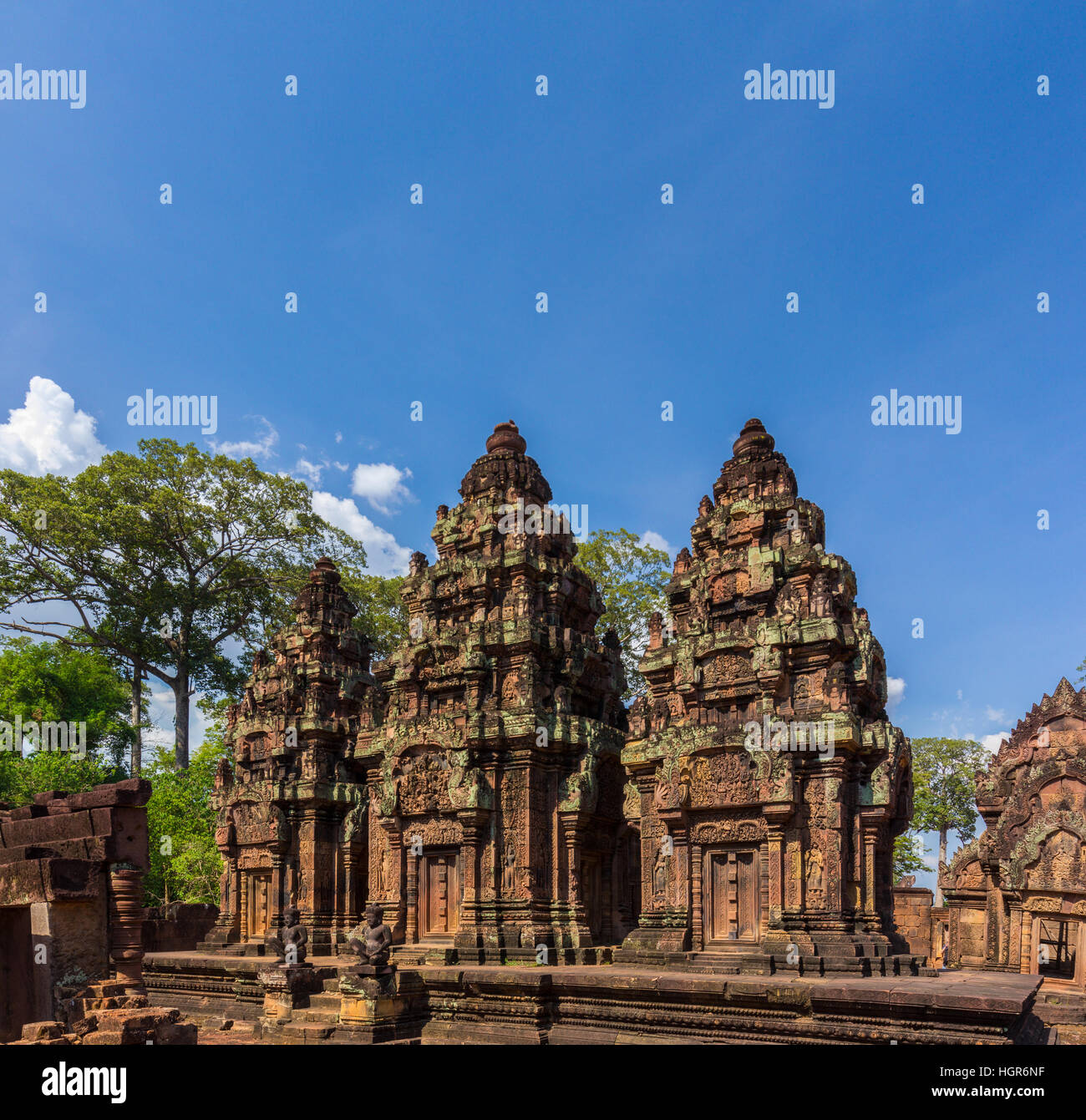 Banteay Srei oder Lady Tempel in Siem Reap, Kambodscha Stockfoto