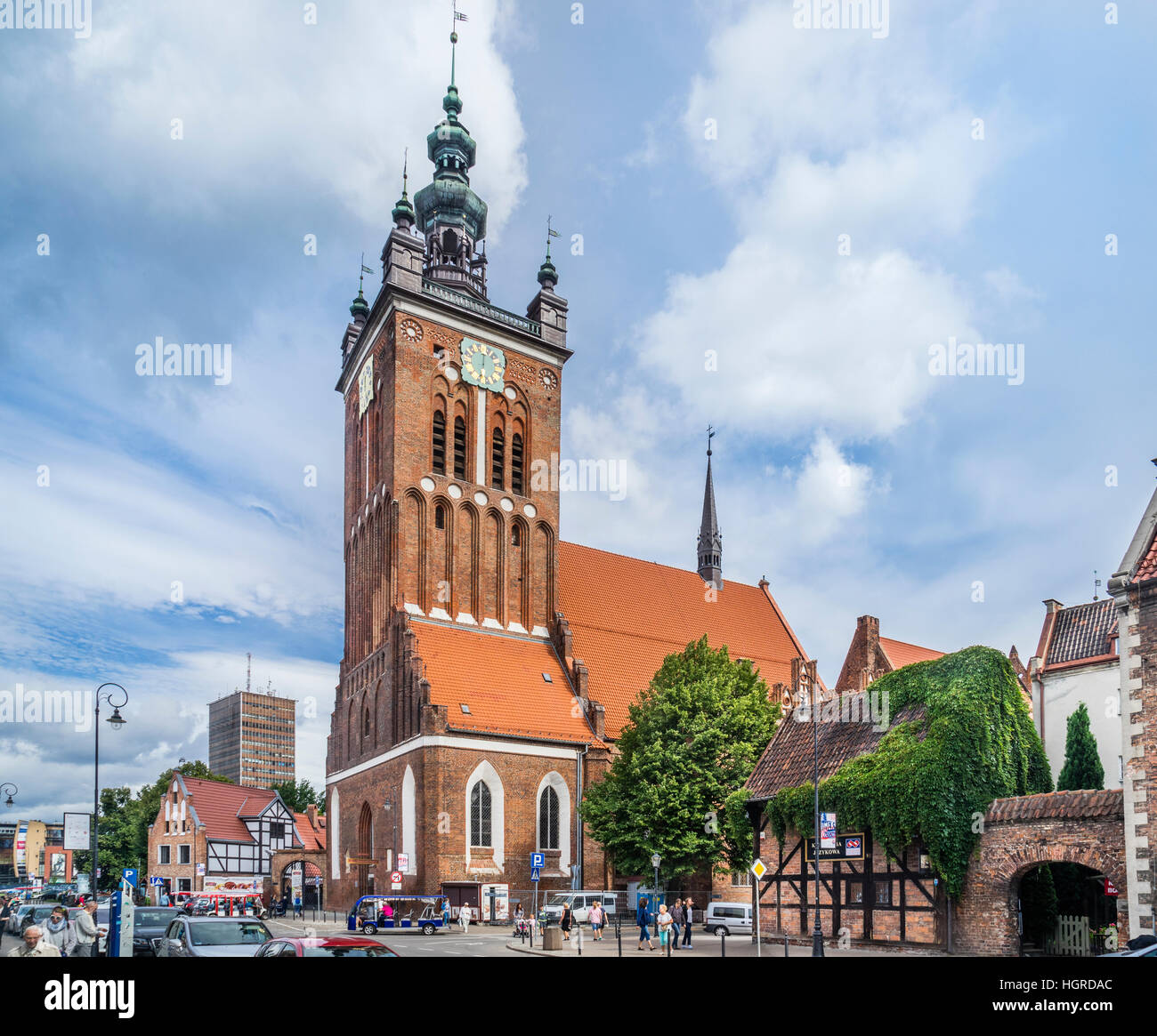 Polen, Pommern, Gdansk (Danzig), St. Katharinen Kirche in der Altstadt von Danzig Stockfoto