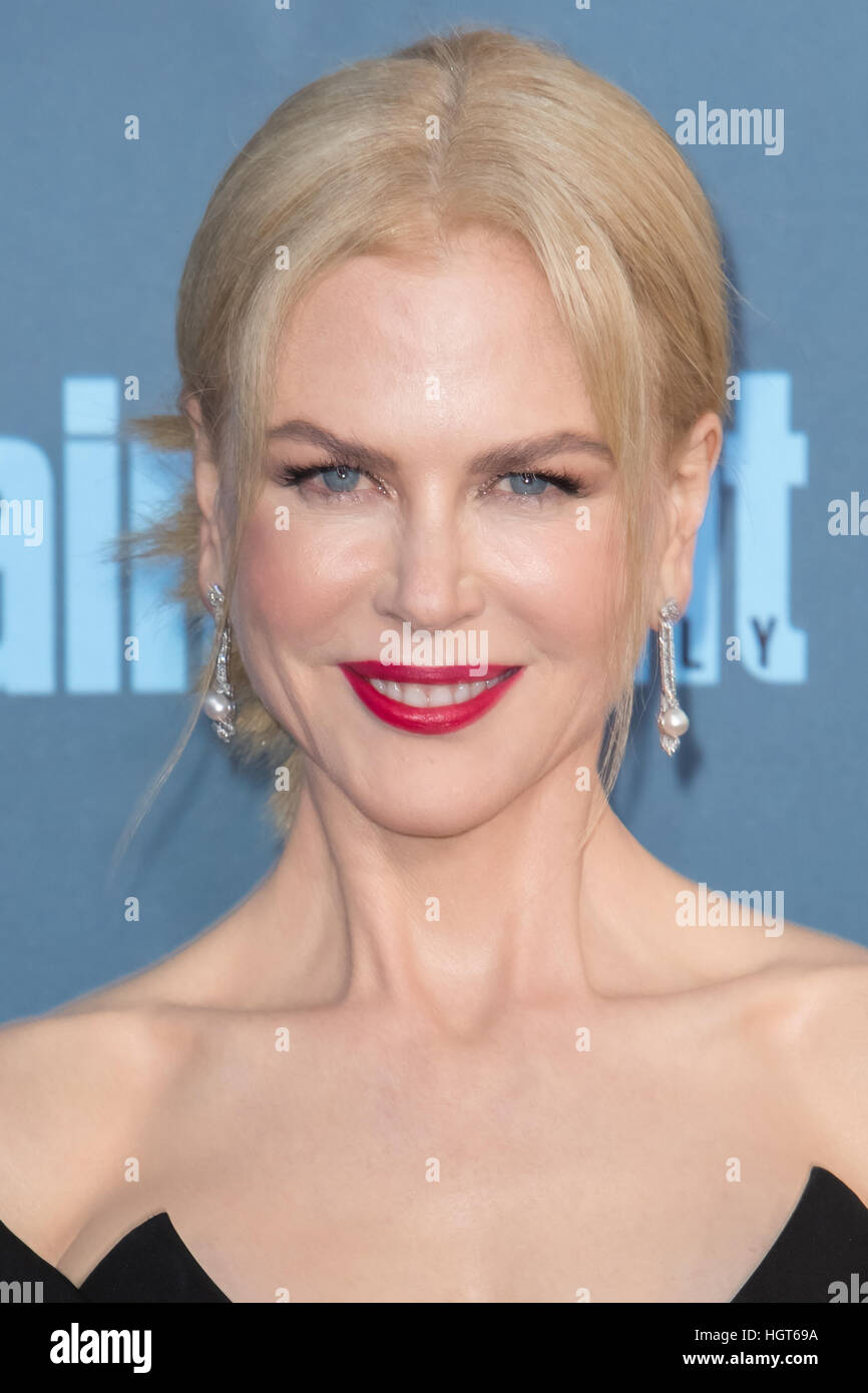 Nicole Kidman Teilnahme an der 22. Annual Critics' Choice Awards Barker Hangar in Santa Monica, Kalifornien.  Mitwirkende: Nicole Kidman Where: Santa Monica, Kalifornien, Vereinigte Staaten, wann: 11. Dezember 2016 Stockfoto