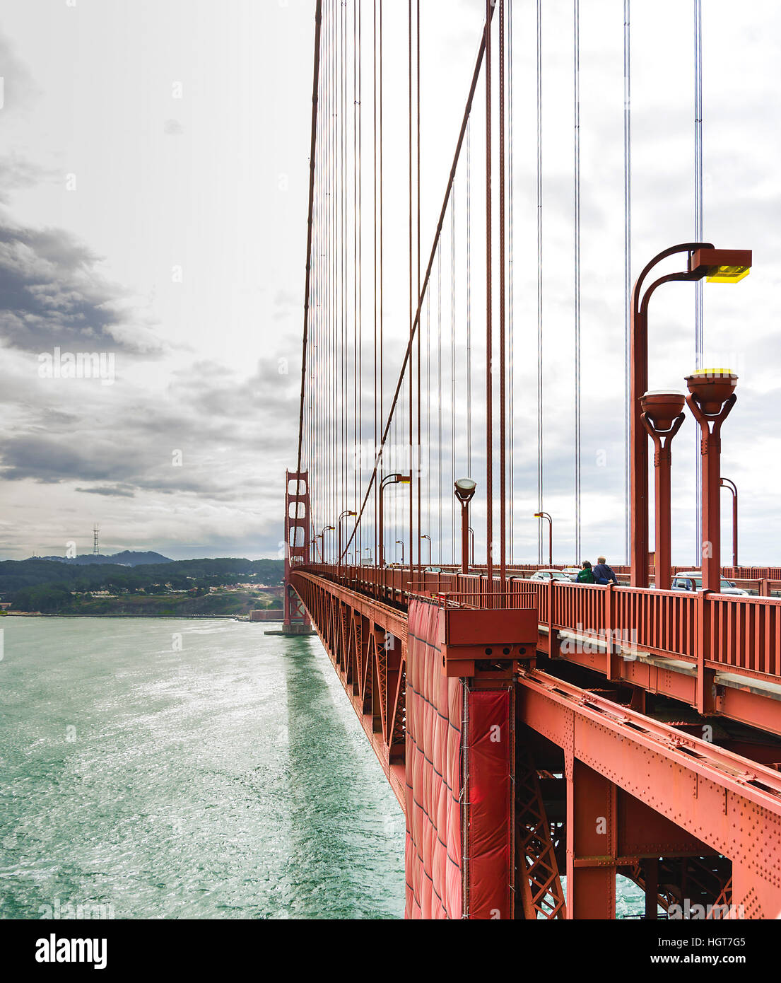 Blick auf die Golden Gate in San Francisco, Kalifornien Stockfoto