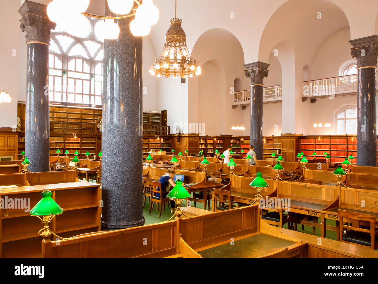 Königliche Bibliothek (Black Diamond) in Kopenhagen Stockfoto