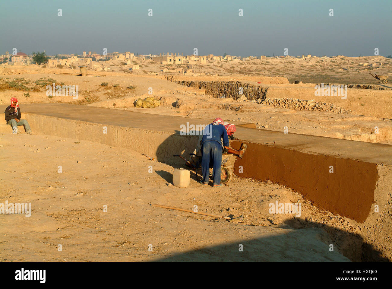 Sirya Qatna der antiken Stadt Qatna Stockfoto