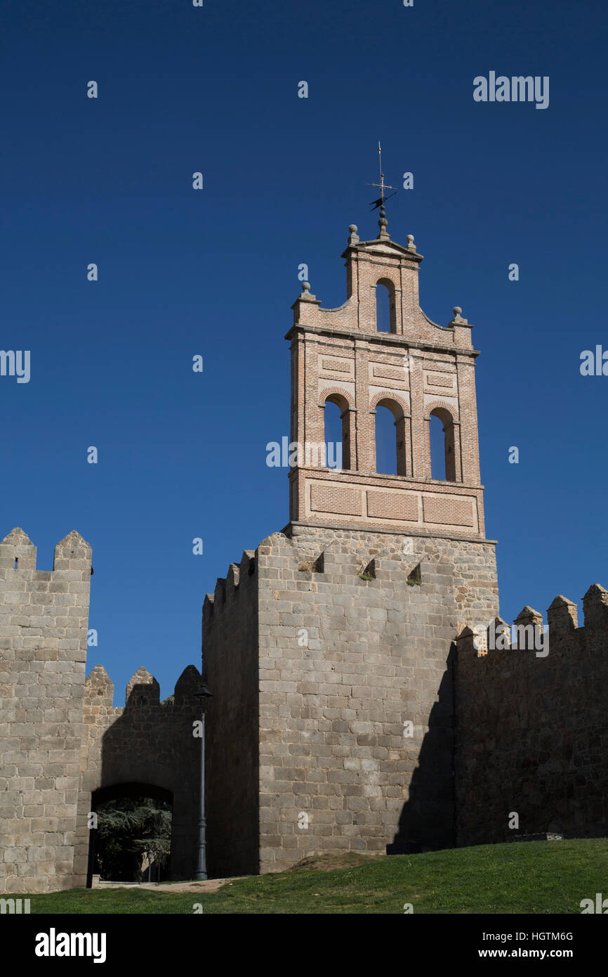 Puerta del Carmen, Avila, UNESCO World Heritage Site, Spanien Stockfoto