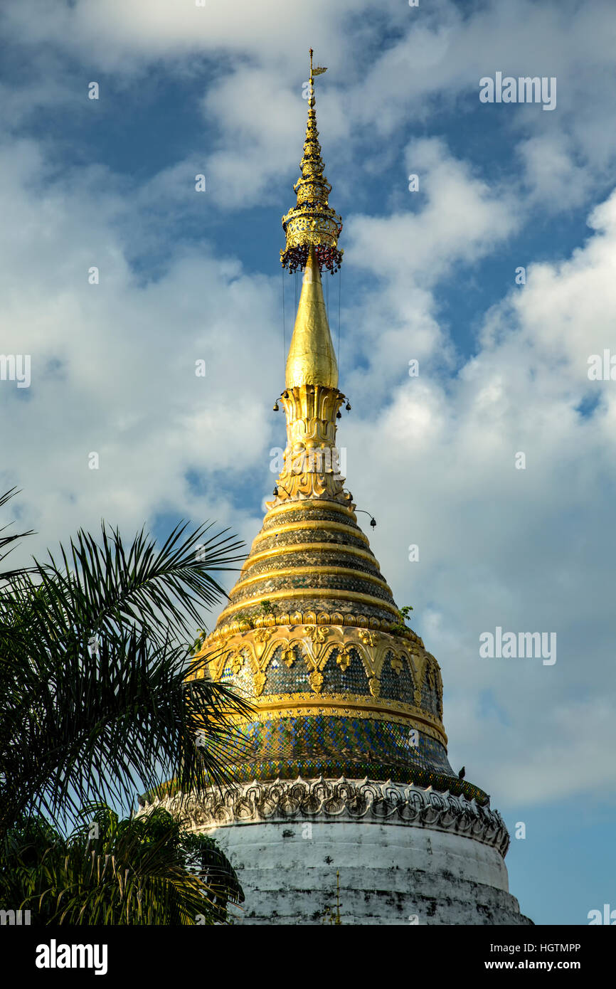 Stupa, Wat Bupparam, Chiang Mai, Thailand Stockfoto