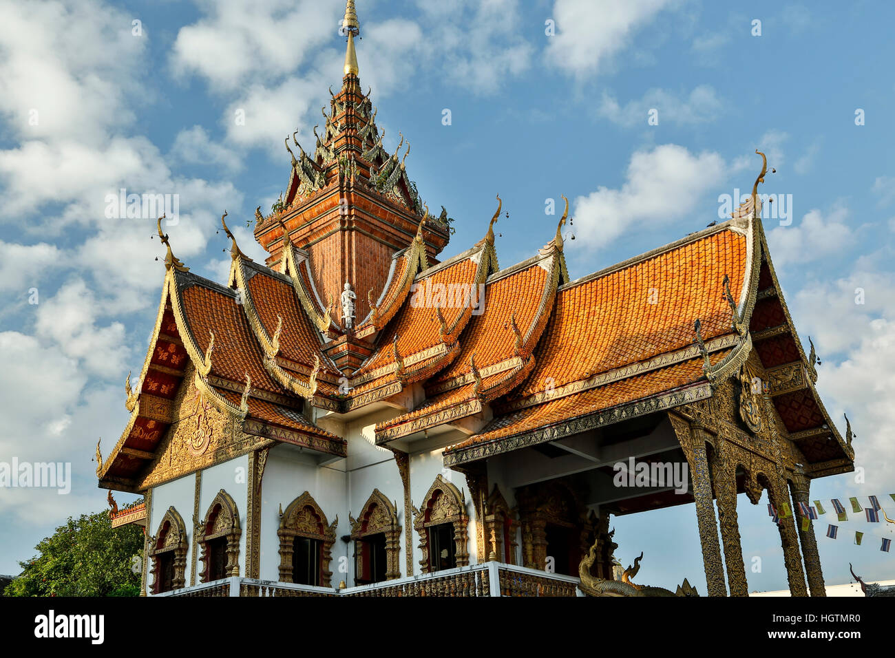Wat Bupparam, Chiang Mai, Thailand Stockfoto