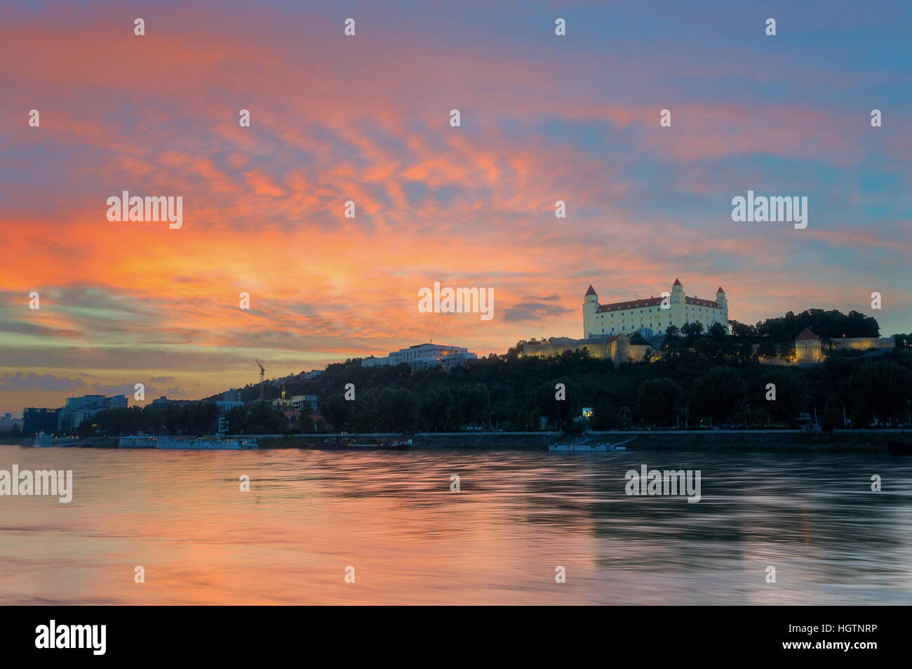 Stadt Bratislava in der Slowakei Stockfoto