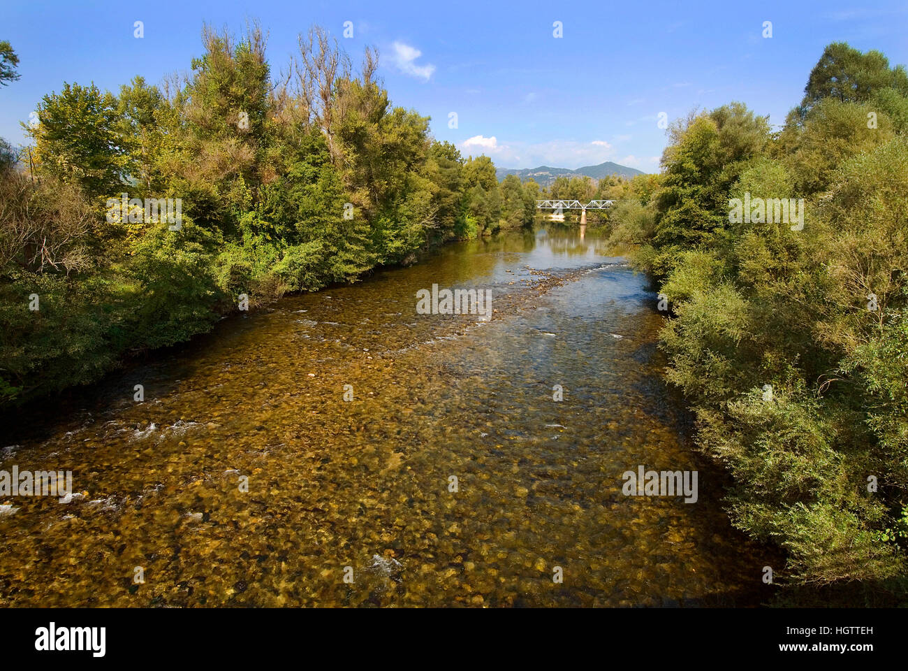 Nestos Fluss, Drama Präfektur, Mazedonien Osten, Griechenland, Europa Stockfoto