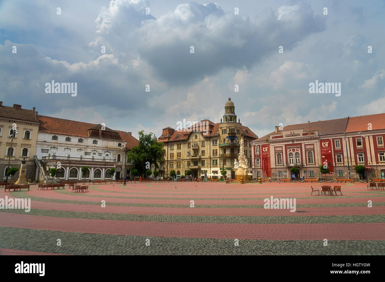 Stadt Timisoara Rumänien Stockfoto
