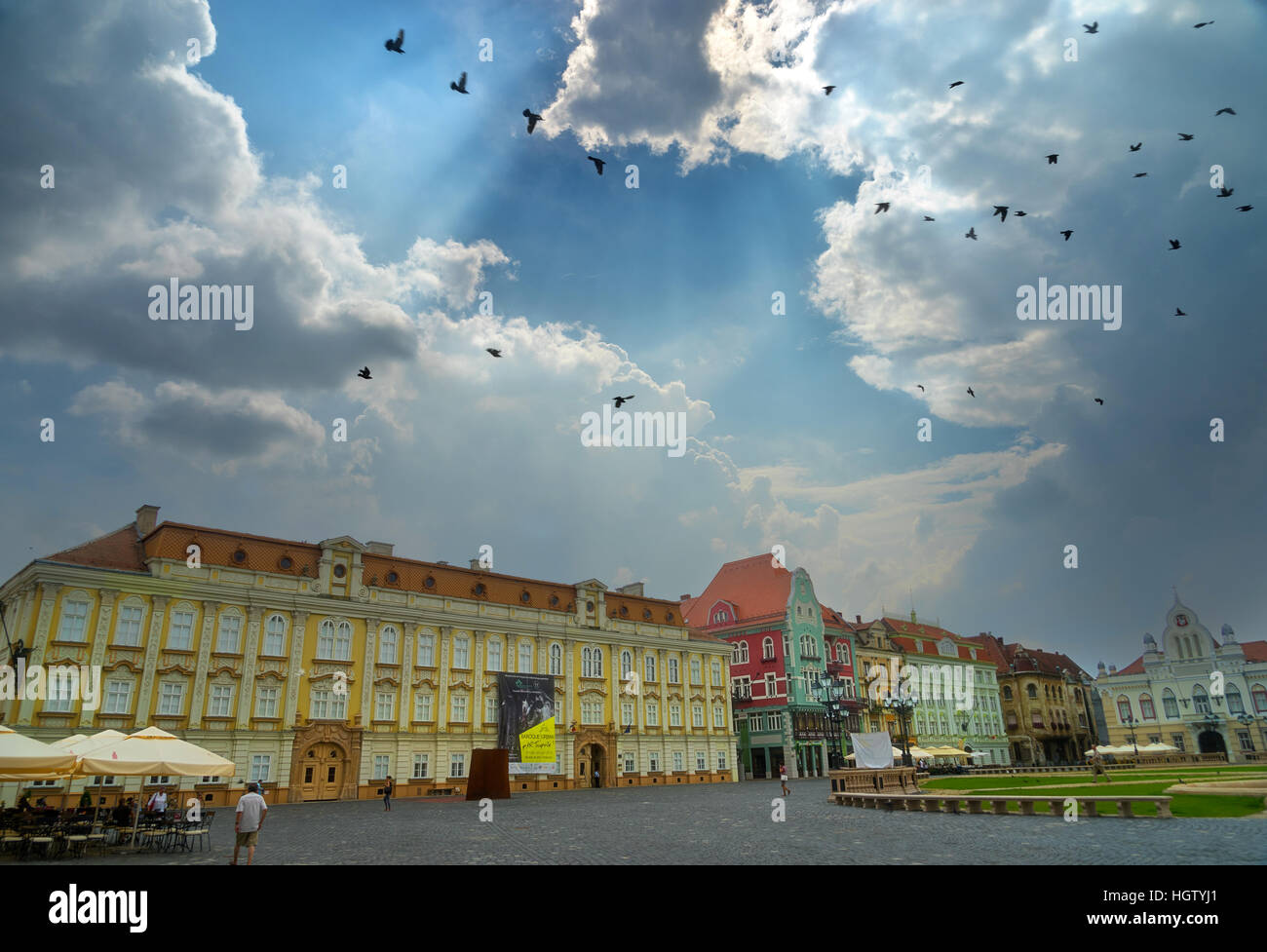 Stadt Timisoara Rumänien Stockfoto